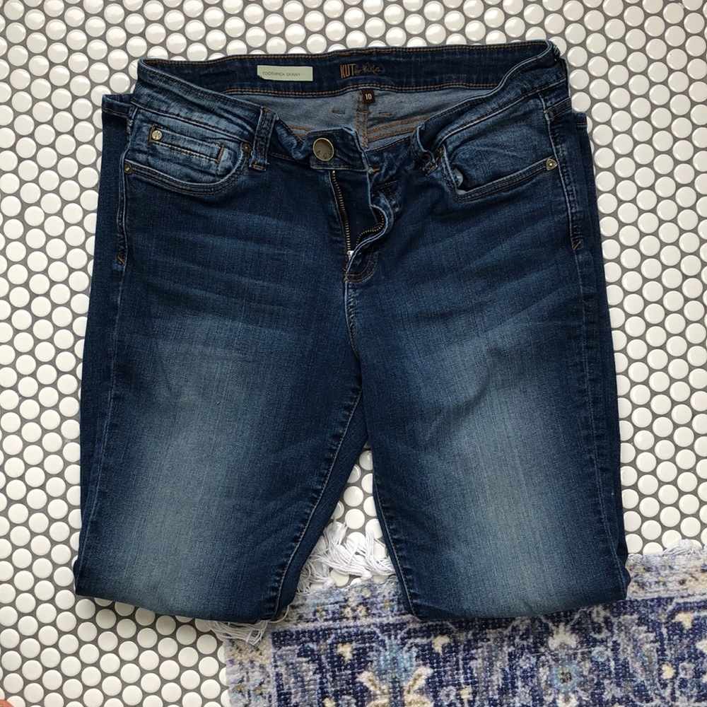 KUT from the Kloth toothpick skinny jeans- 10